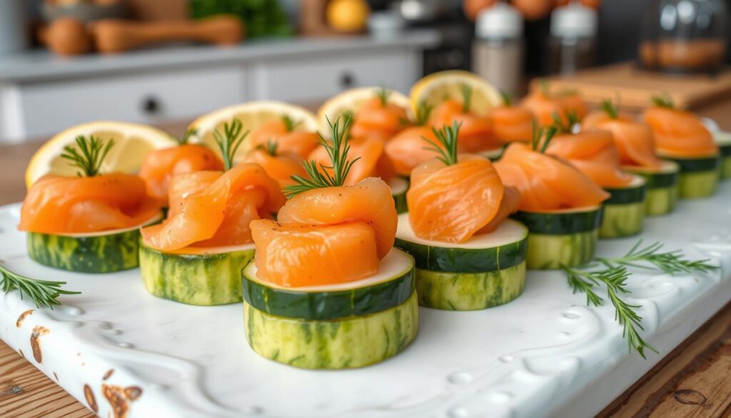 salmon bites