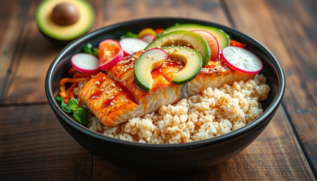 salmon bowl