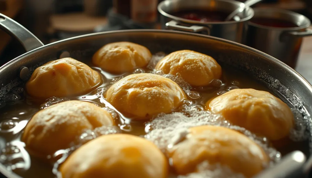 Beignet Frying