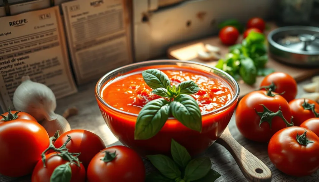 Fresh tomato sauce