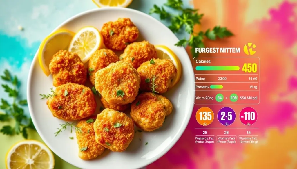 Nutritional info catfish nuggets