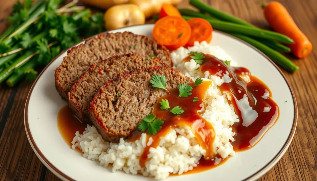 beef and rice dish