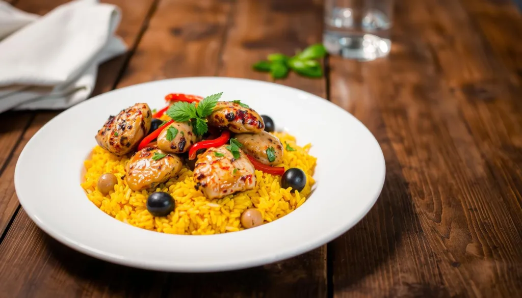 chicken and yellow rice recipe