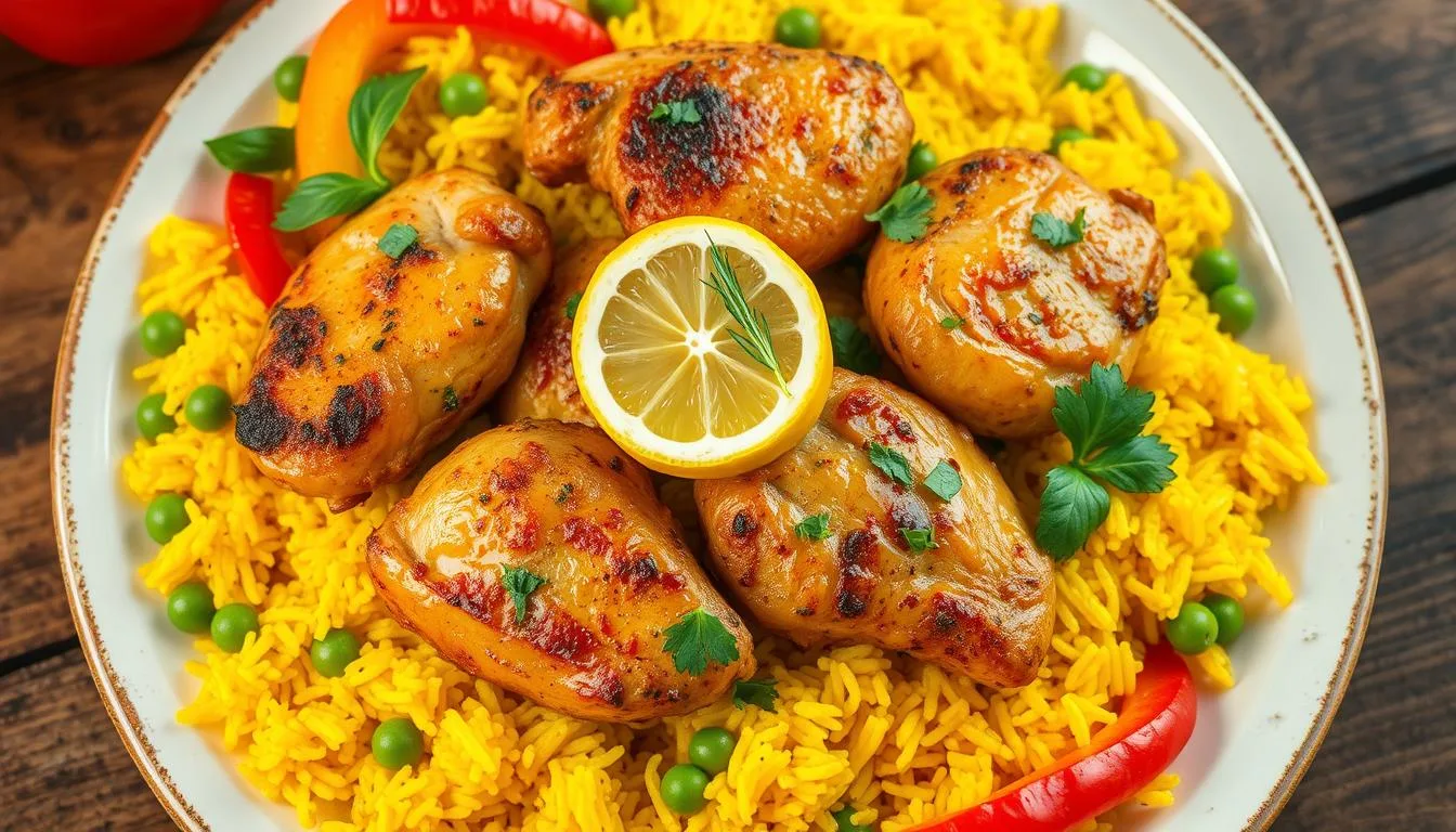 chicken and yellow rice recipe