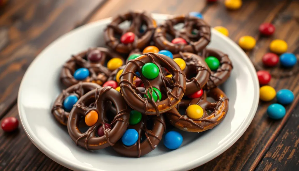 chocolate covered pretzels