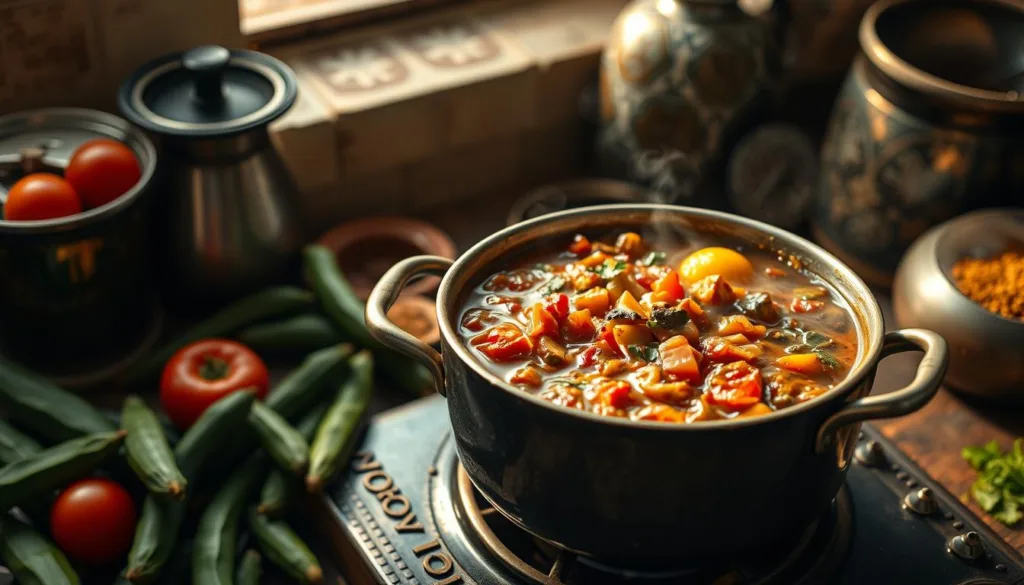 congo stew cooking