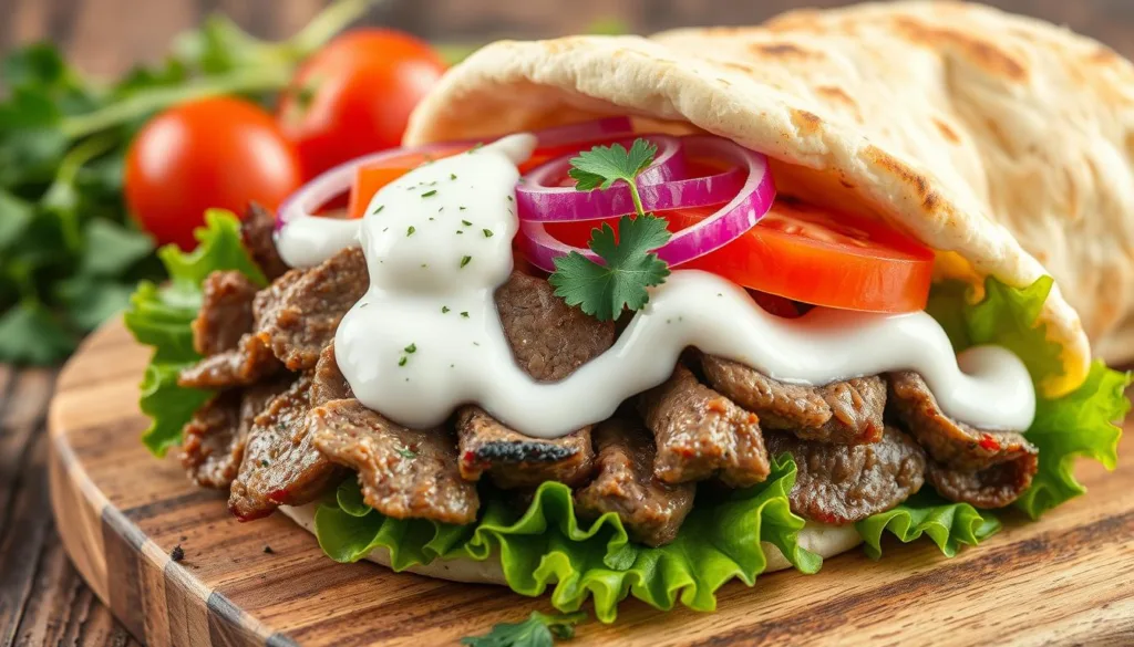 gyro sandwich