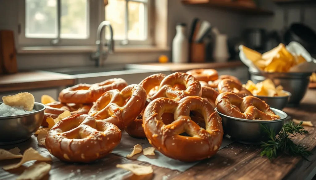 homemade pretzel snacks