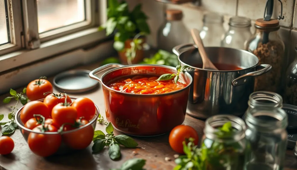 homemade tomato sauce