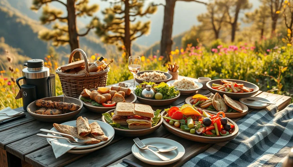 outdoor adventure meals