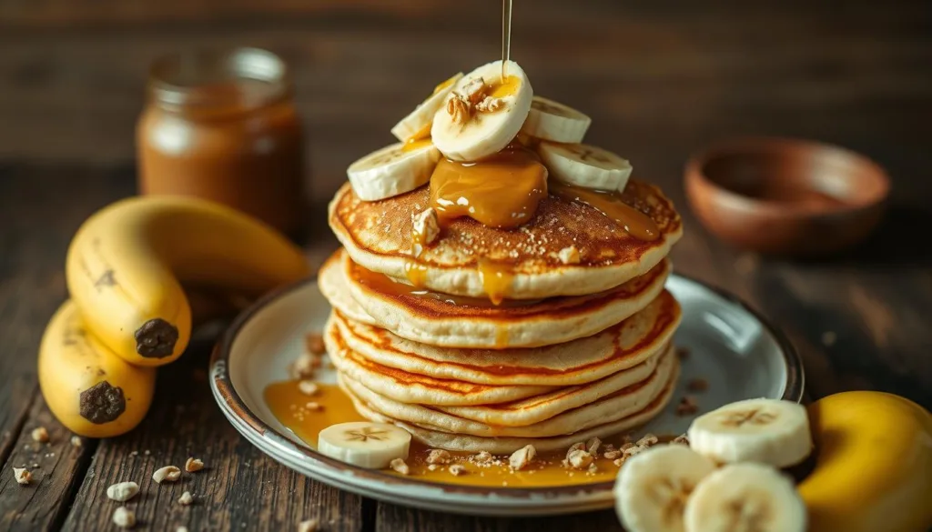 peanut butter banana pancakes