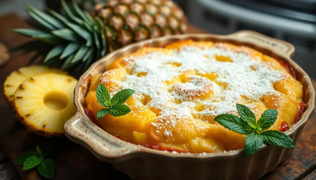 pineapple bread casserole