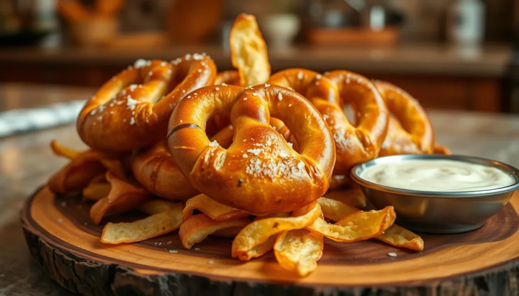 pretzels wrapped in potatoe chips recipe