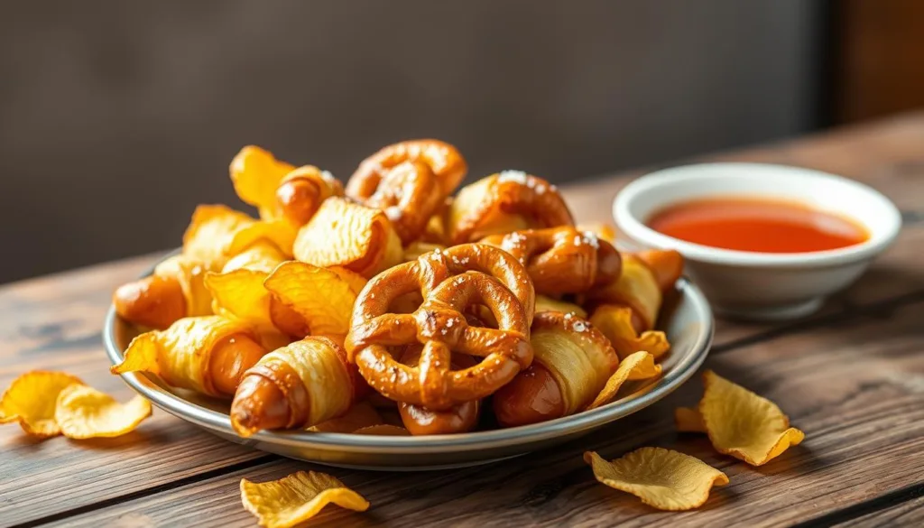 pretzels wrapped in potato chips recipe