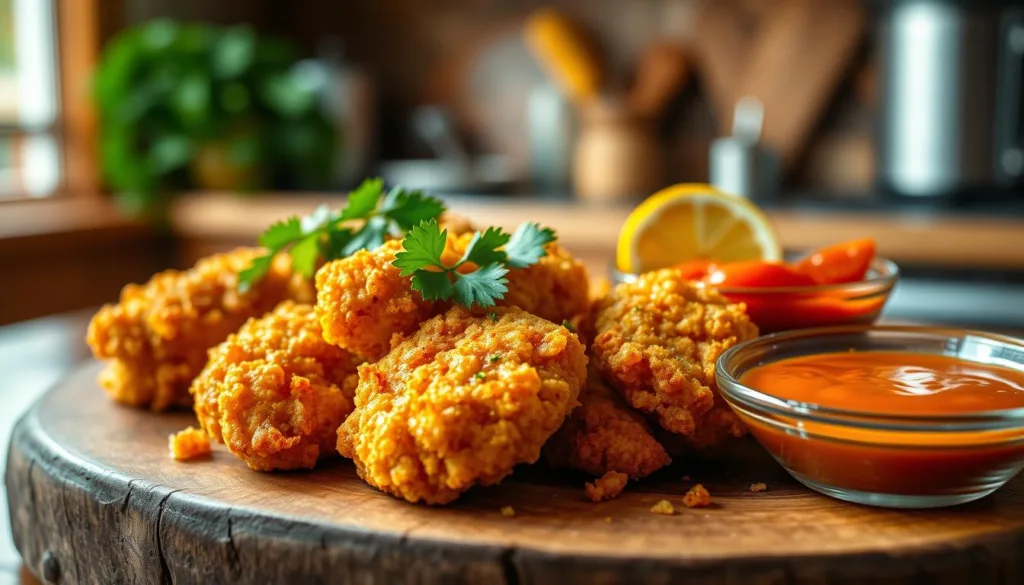 spicy catfish nuggets