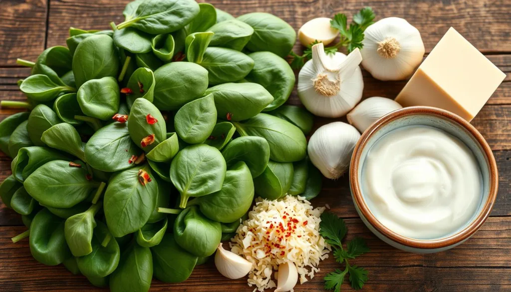 spinach artichoke dip ingredients