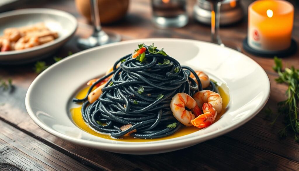 squid ink pasta