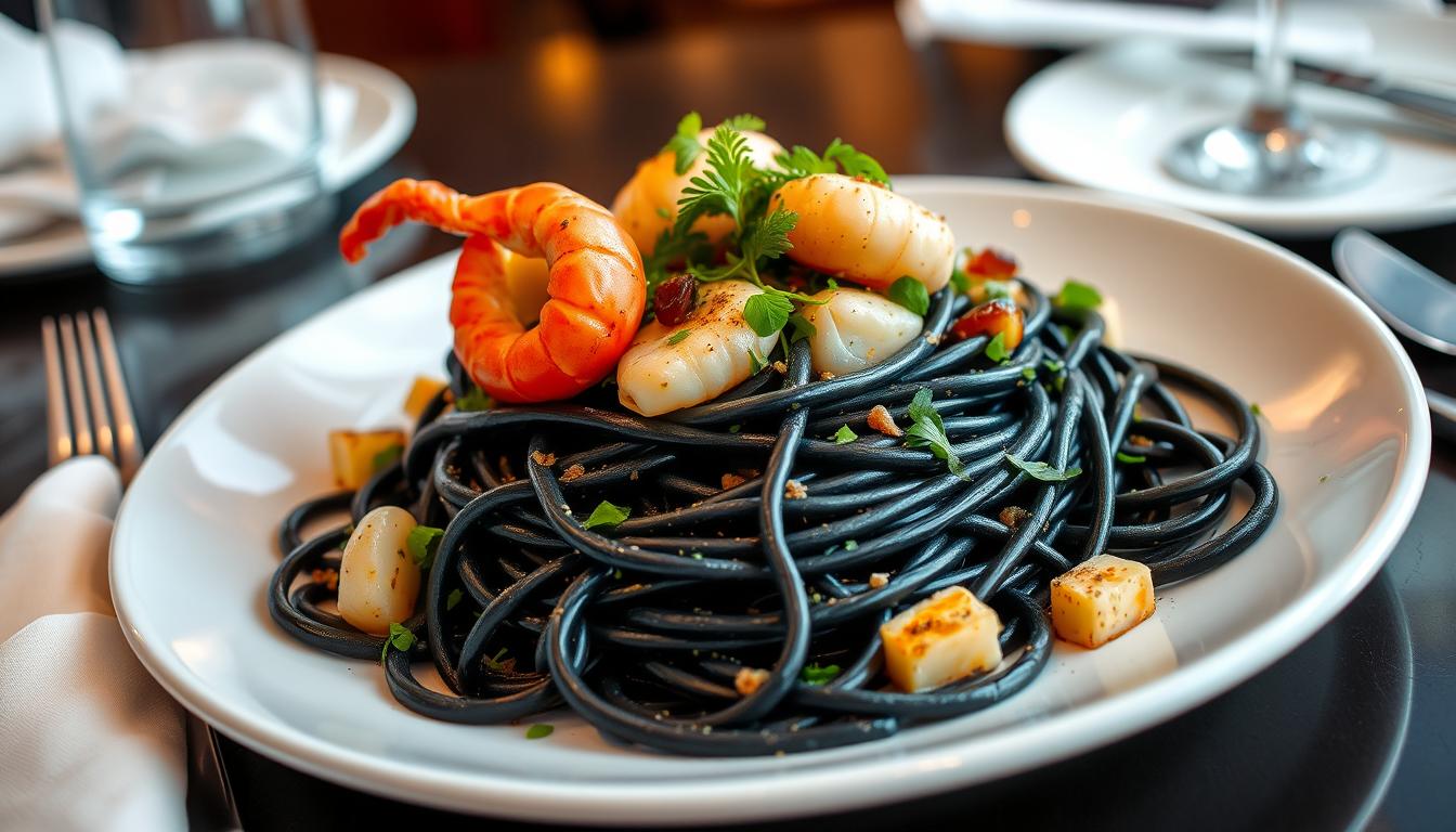 squid ink pasta